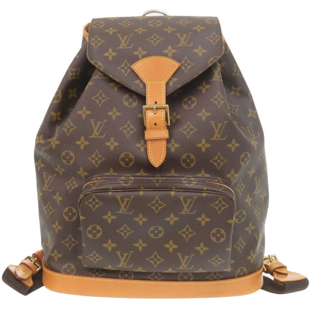 Louis Vuitton Montsouris GM Monogram M51135 Backpack Daypack LV 1469 LOUIS VU...